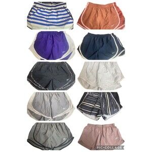 Women’s XS & Small Athletic Running Gym Shorts Nike New Balance Hunter Lot of 10